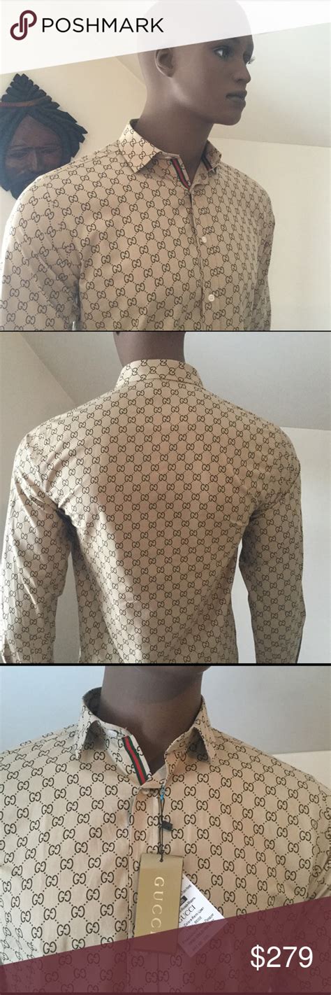 cheap gucci button ups|Gucci Men's Shirts (Button Ups) .